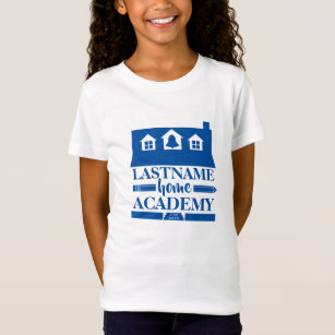 Home Academy Blue Homeschool House T-Shirt