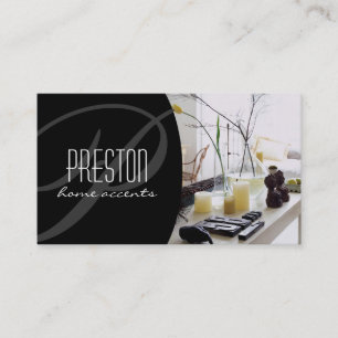 Home Accents Business Card