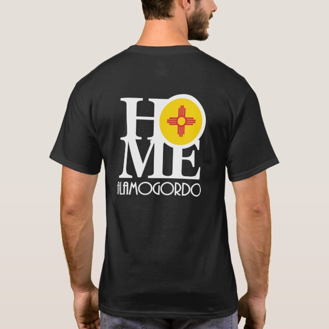 HOME Alamogordo (back print) T-Shirt (Back)