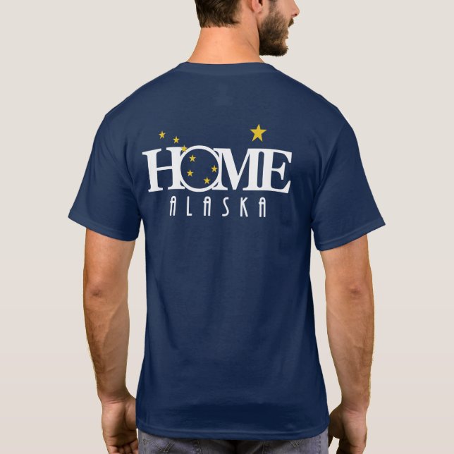 HOME Alaska (back print) T-Shirt (Back)