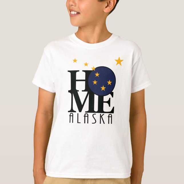 HOME Alaska (front print) T-Shirt (Front)