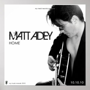 'HOME'  ALBUM COVER MATT ADEY POSTER