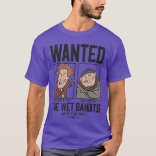 Home Alone Wet Bandits Wanted Poster Cartoon boy T-Shirt