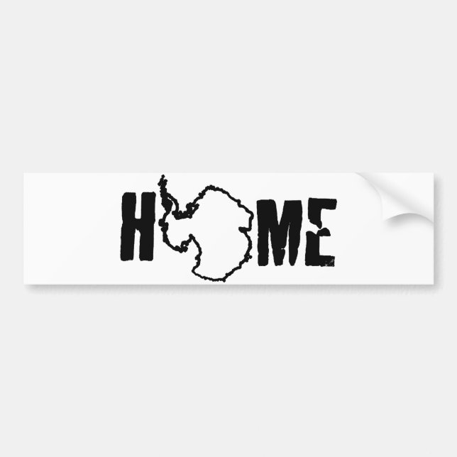 Home - Antarctica Bumper Sticker (Front)