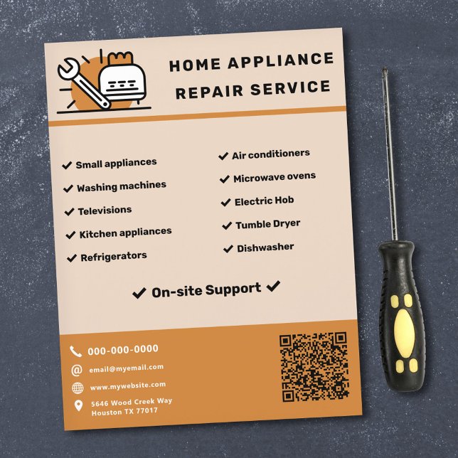 Home Appliance Repair Service Flyer (Home Appliance Repair Service Flyer)