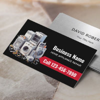 Home Appliance Repair Service Professional Black