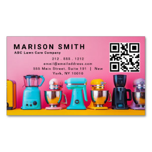 Home Appliance Sales And Service  Magnetic Business Card