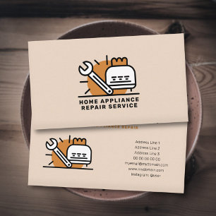 Home Appliances Repairs Business Card