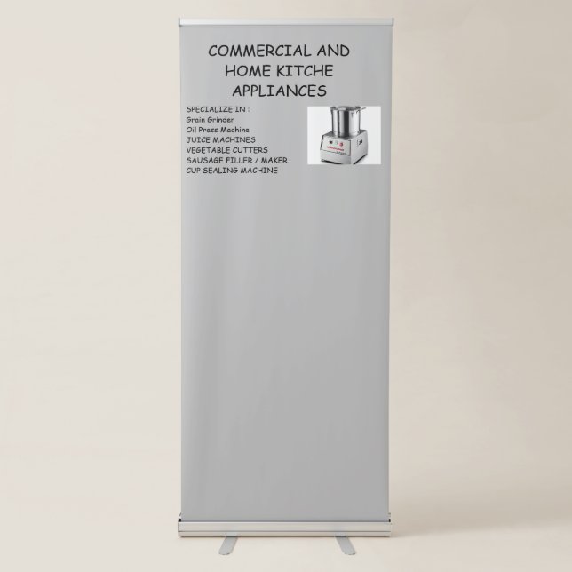 HOME APPLIANCES RETRACTABLE BANNER (Front)