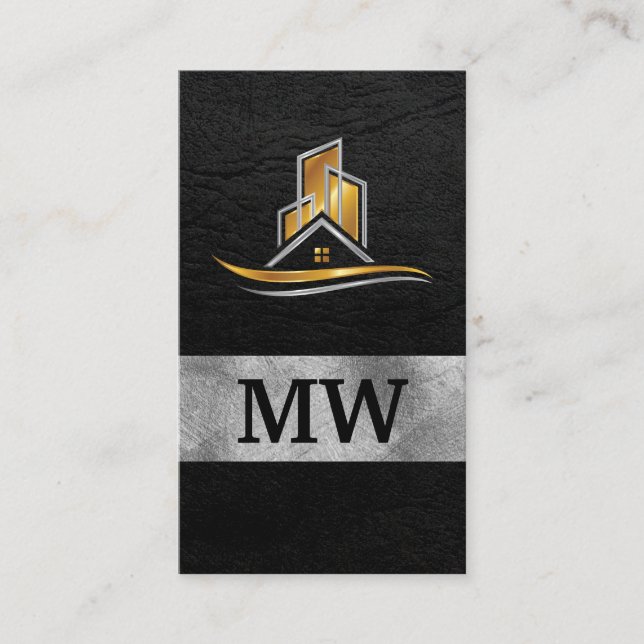 Home Architect Real Estate Logo Business Card (Front)