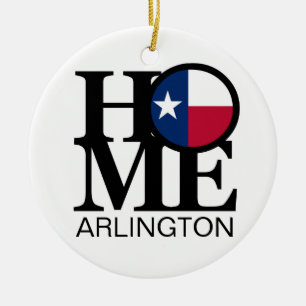 HOME Arlington TX Ceramic Tree Decoration