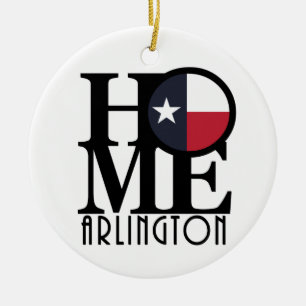 HOME Arlington TX Ceramic Tree Decoration