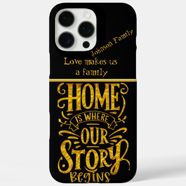 Home as the Starting Point of Our Journey Together Case-Mate iPhone Case (Back)