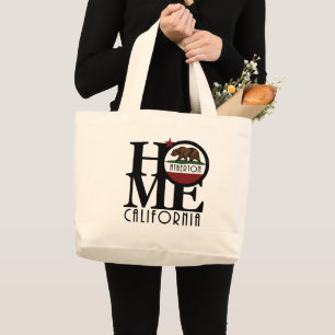 HOME Atherton California Large Tote Bag