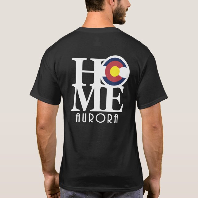 HOME Auroracolorado T-Shirt (Back)