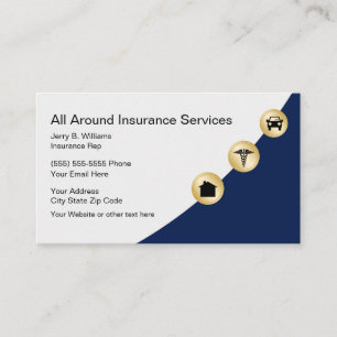 Home Auto And Health Insurance Business Card