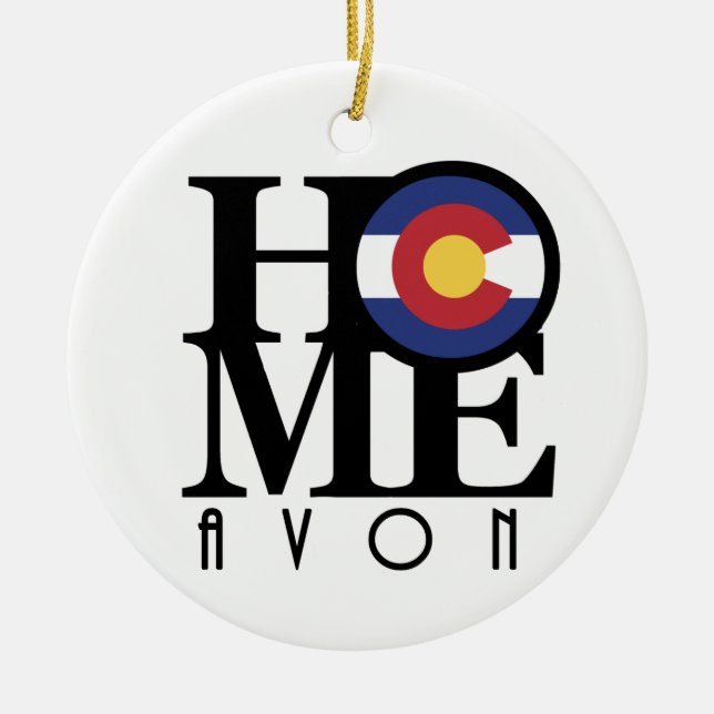 HOME Avon CO Ceramic Tree Decoration (Front)