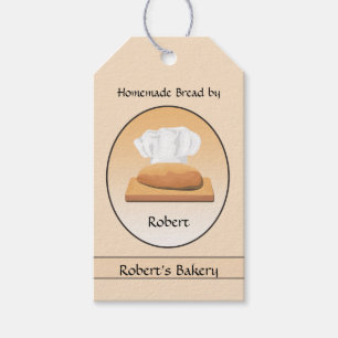 Home Baked Bread Bakery Gift Tag