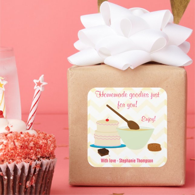 Home Baked Goodies Gift Tag (Party)
