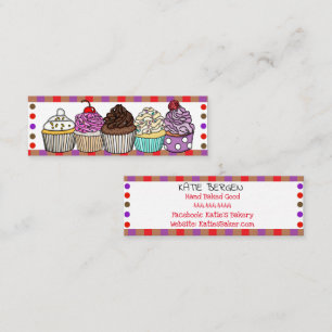 Home Baking Business or Bakery  Business   Mini Business Card