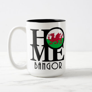 HOME Bangor Gwynedd, - Wales 15oz Two-Tone Coffee Mug