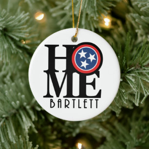 HOME Bartlett Tennessee Ceramic Tree Decoration