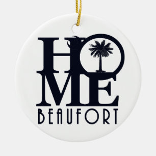HOME Beaufort SC Ceramic Tree Decoration