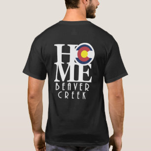 HOME Beaver Creek (Back Print) T-Shirt