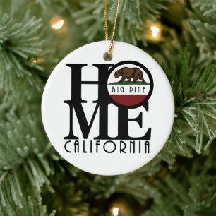 HOME Big Pine California Ceramic Tree Decoration