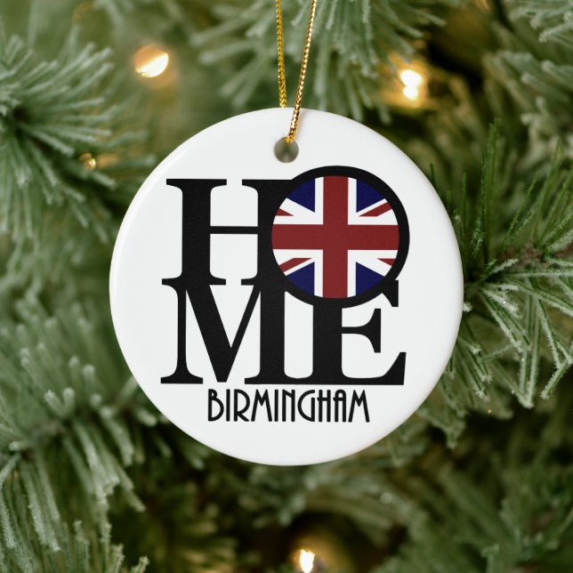 HOME Birmingham England Ceramic Tree Decoration (Tree)