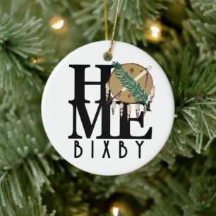 HOME Bixby Oklahoma Ceramic Tree Decoration
