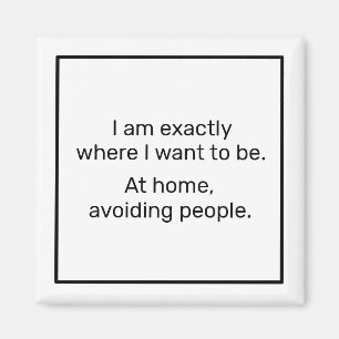 Home (black) magnet