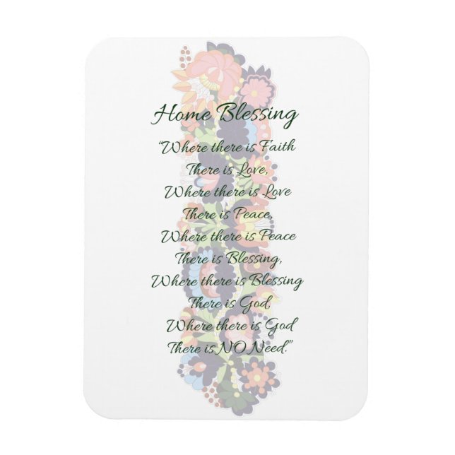 Home Blessing Magnet (Vertical)