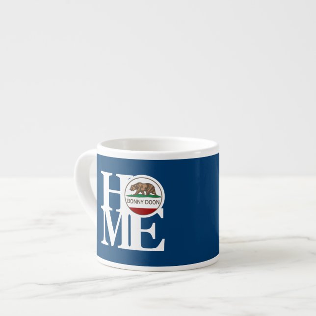 HOME Bonny Doon Espresso Blue Cup (Front Left)