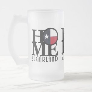 HOME BORN LOVE Sugarland Frosted Glass Beer Mug