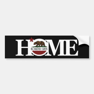 HOME Boulder Creek Bumper Sticker