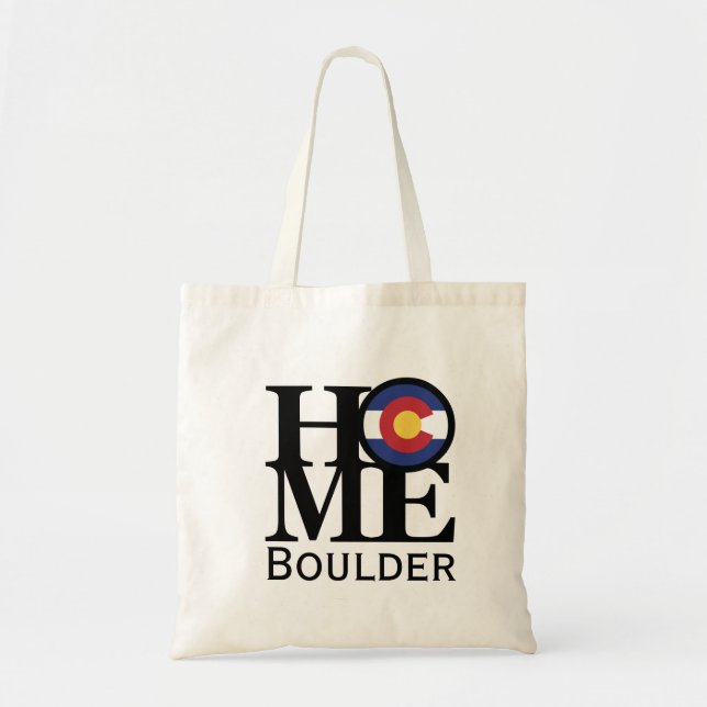 HOME Boulder Tote Bag (Front)
