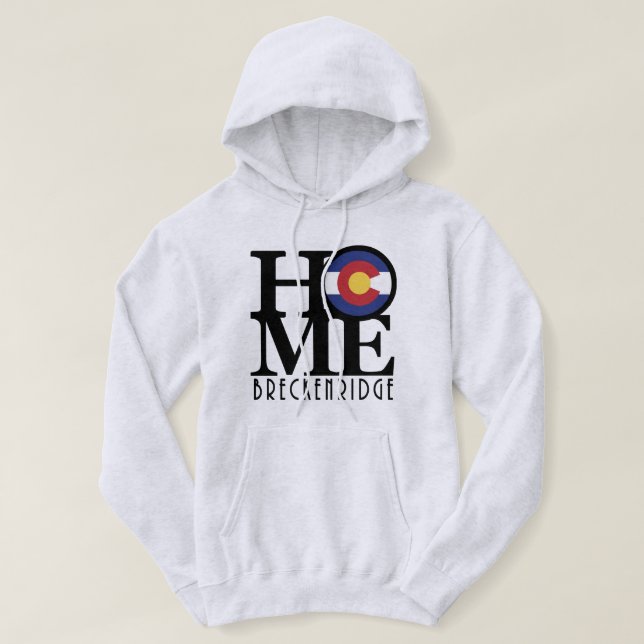 HOME Breckenridge Colorado Hoodie (Design Front)