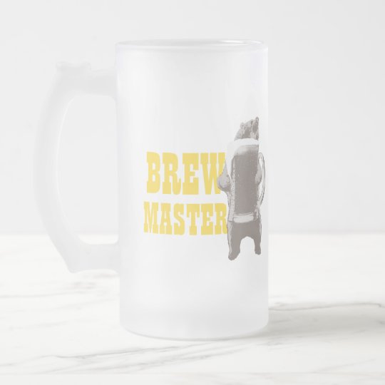 Home Brew Brewmaster Bear Beer Mug