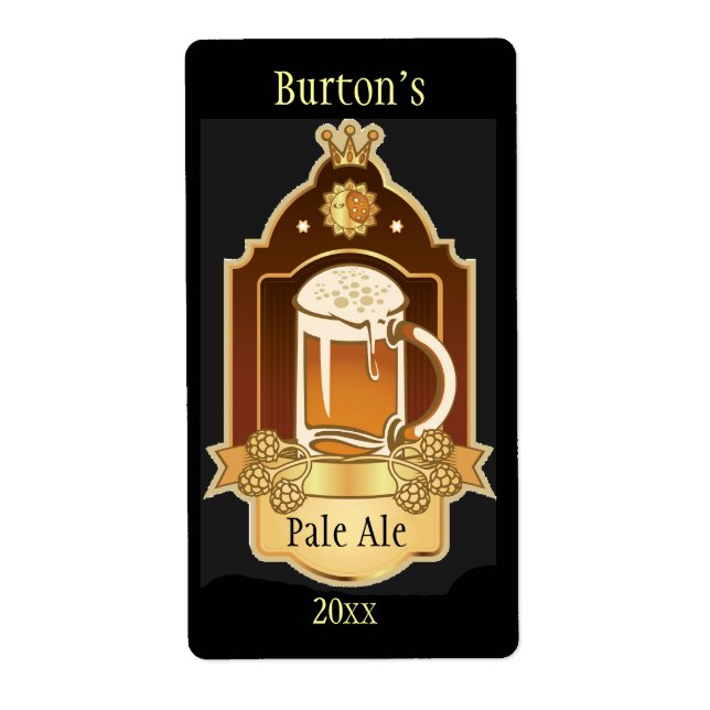 Home Brewed Beer Labels (Front)