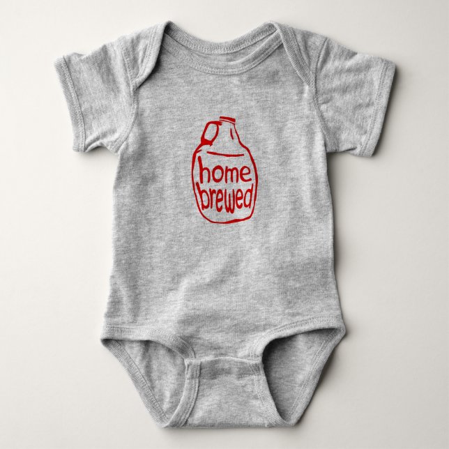 Home Brewed Onsie Baby Bodysuit (Front)