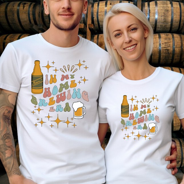 Home Brewing Beer Custom Text on Back T-Shirt (Creator Uploaded)