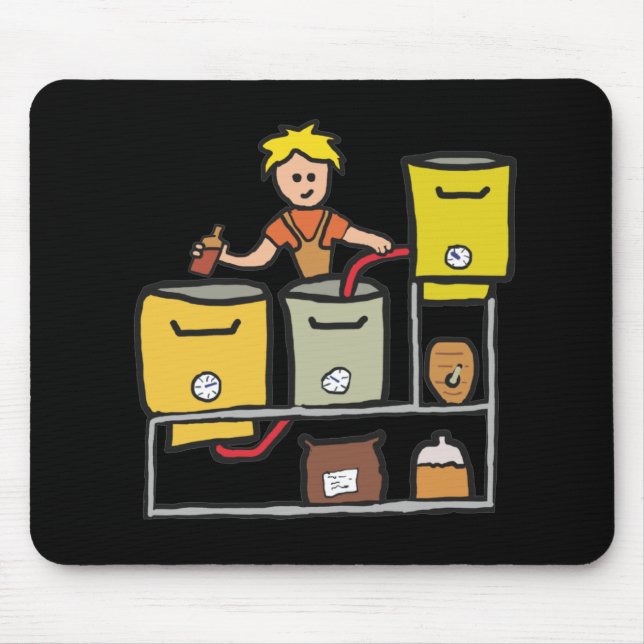 Home Brewing Mouse Mat (Front)