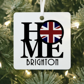 HOME Brighton England  Metal Tree Decoration
