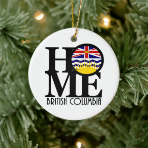 HOME British Columbia Ceramic Tree Decoration