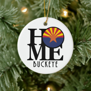 HOME Buckeye Arizona Ceramic Tree Decoration