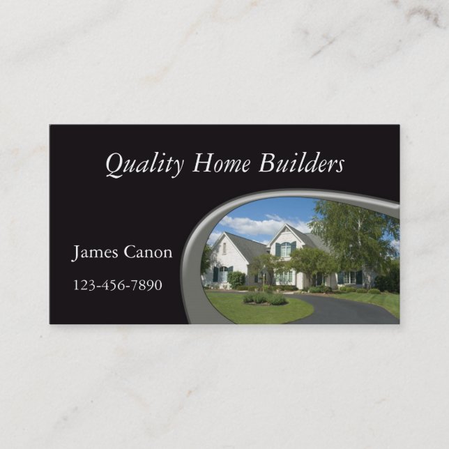 Home Builder Business Card (Front)