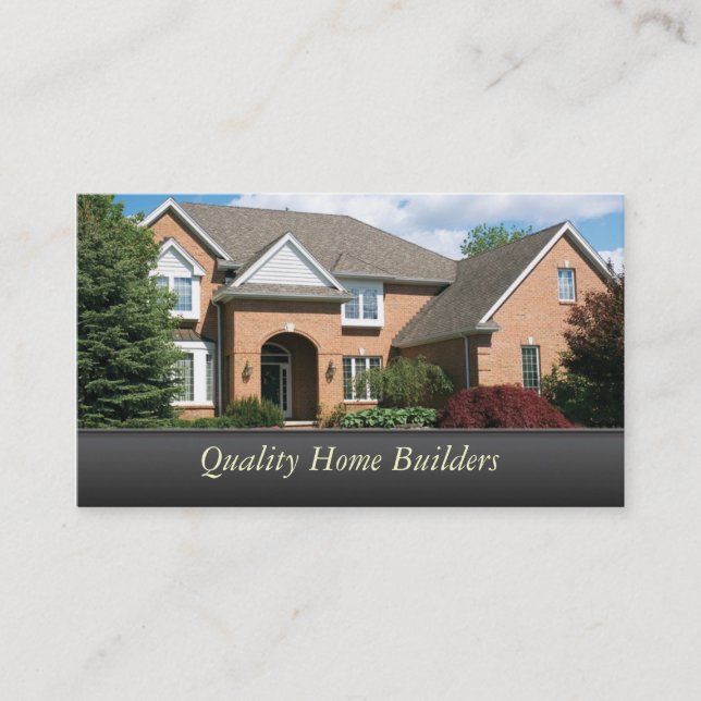 Home Builder Business Card (Front)