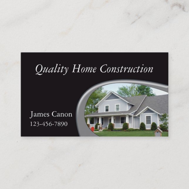 Home Builder Business Card (Front)