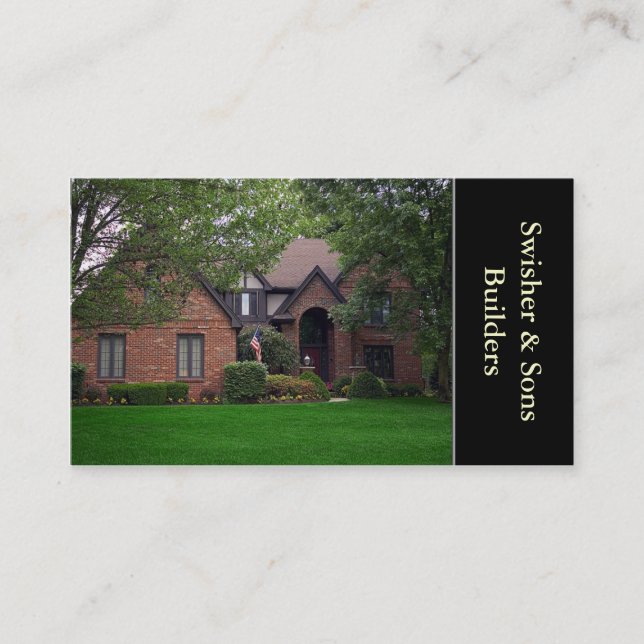 Home Builder Business Card (Front)